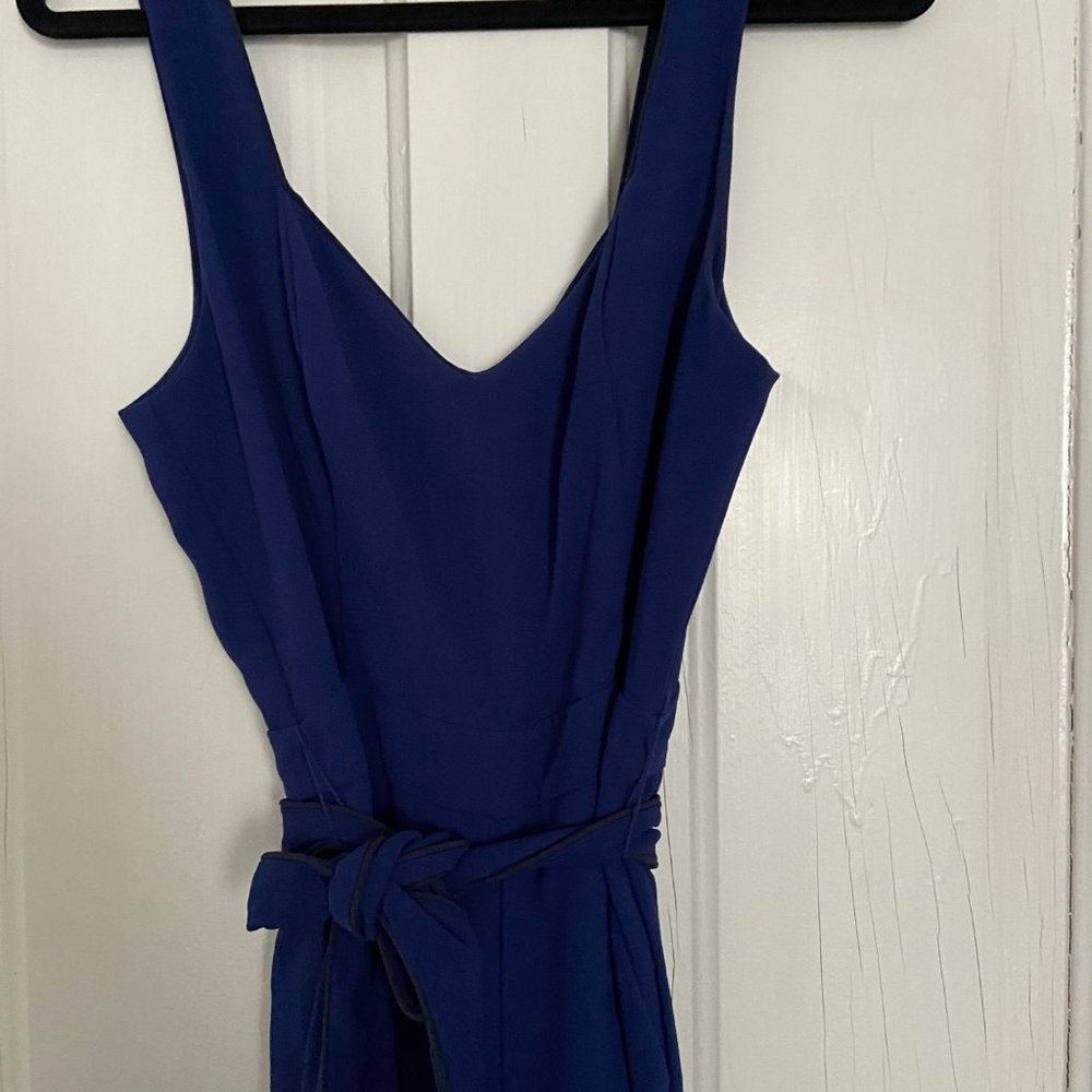 Blue Anthropologie Formal Romper